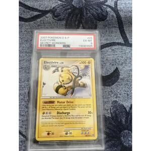 Pokemon - Electivire - 25/132 - Rare - Secret Wonders -PSA 6